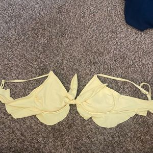 Yellow bikini top